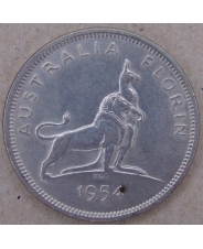 Австралия 1 флорин 1954. арт. 3252-00011